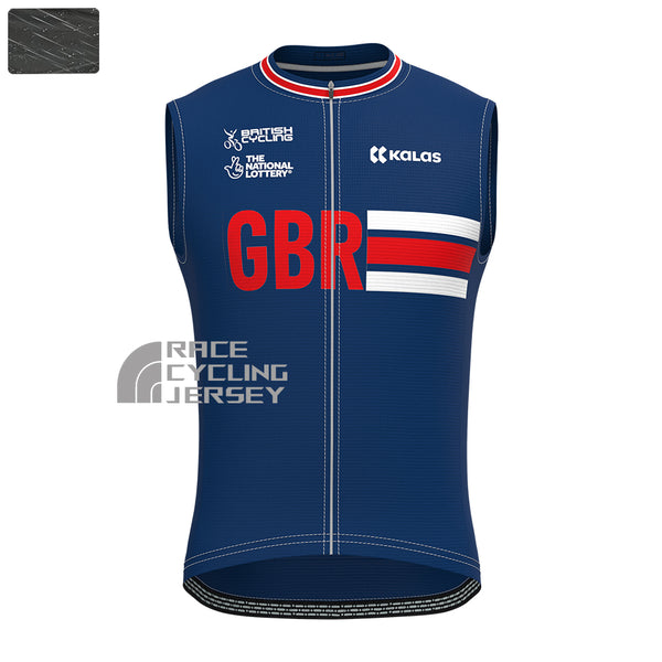 GBR Windproof Sleeveless Cycling Jersey