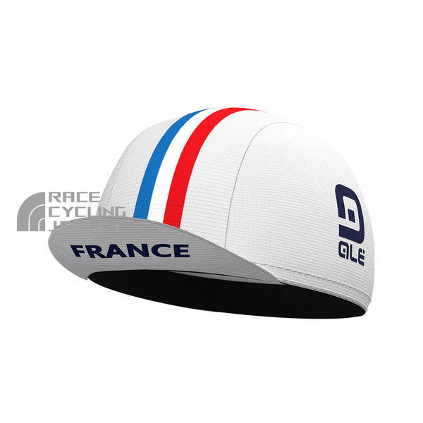 France White Cycling Cap