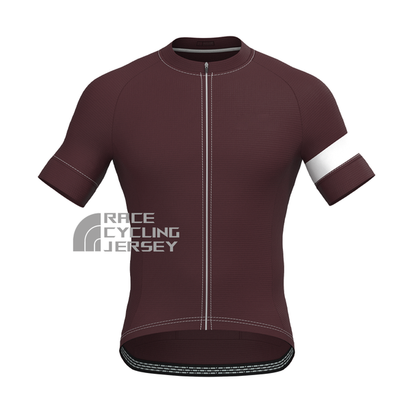 Dark Coffee Color  Short Sleeves Cycling Jersey