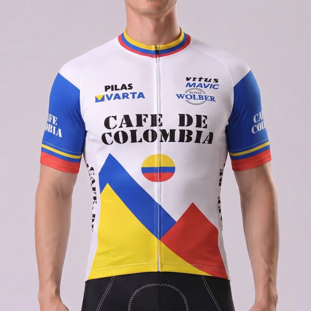 Colombia Short Sleeves Cycling Jersey