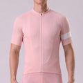 Macaron Pink Short Sleeves Cycling Jersey