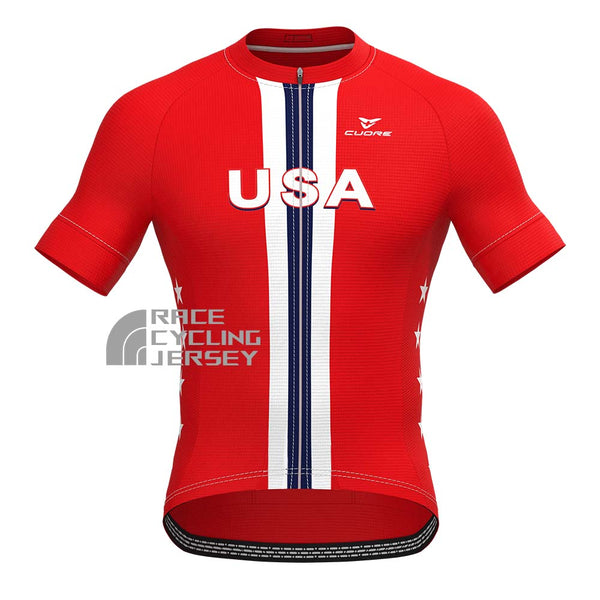 United States Short Sleeves Cycling Jersey