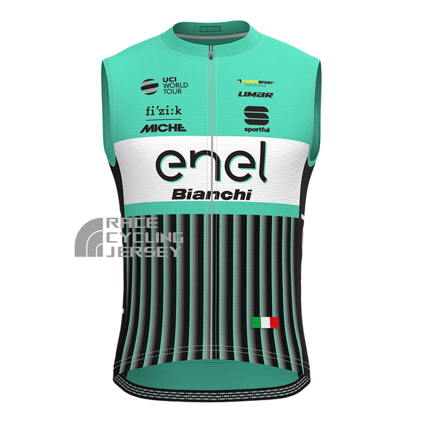 ENEL Bianchi Sleeveless Cycling Jersey