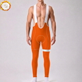 Macarons Orange Fleece Bib Cycling Pants