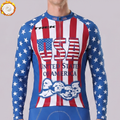 UNITED STATE OF AMERICA Fleece Long Cycling Jersey