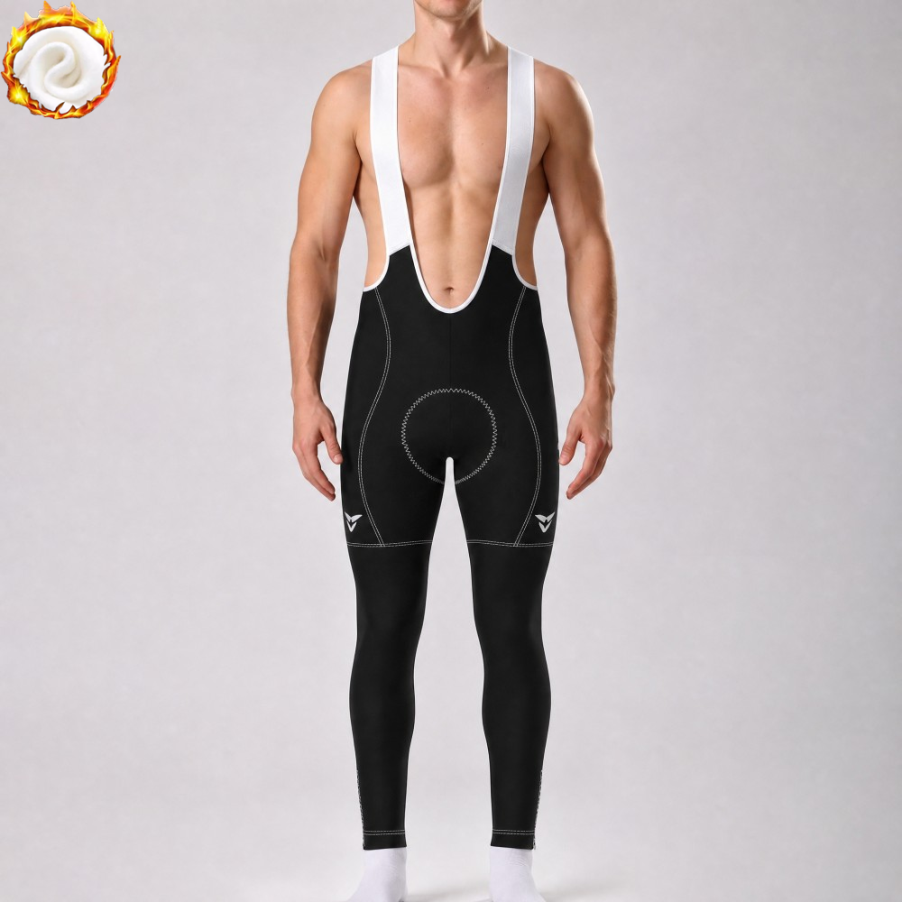 United States Fleece Bib Cycling Pants