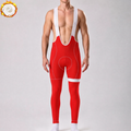 Red Fleece Bib Cycling Pants