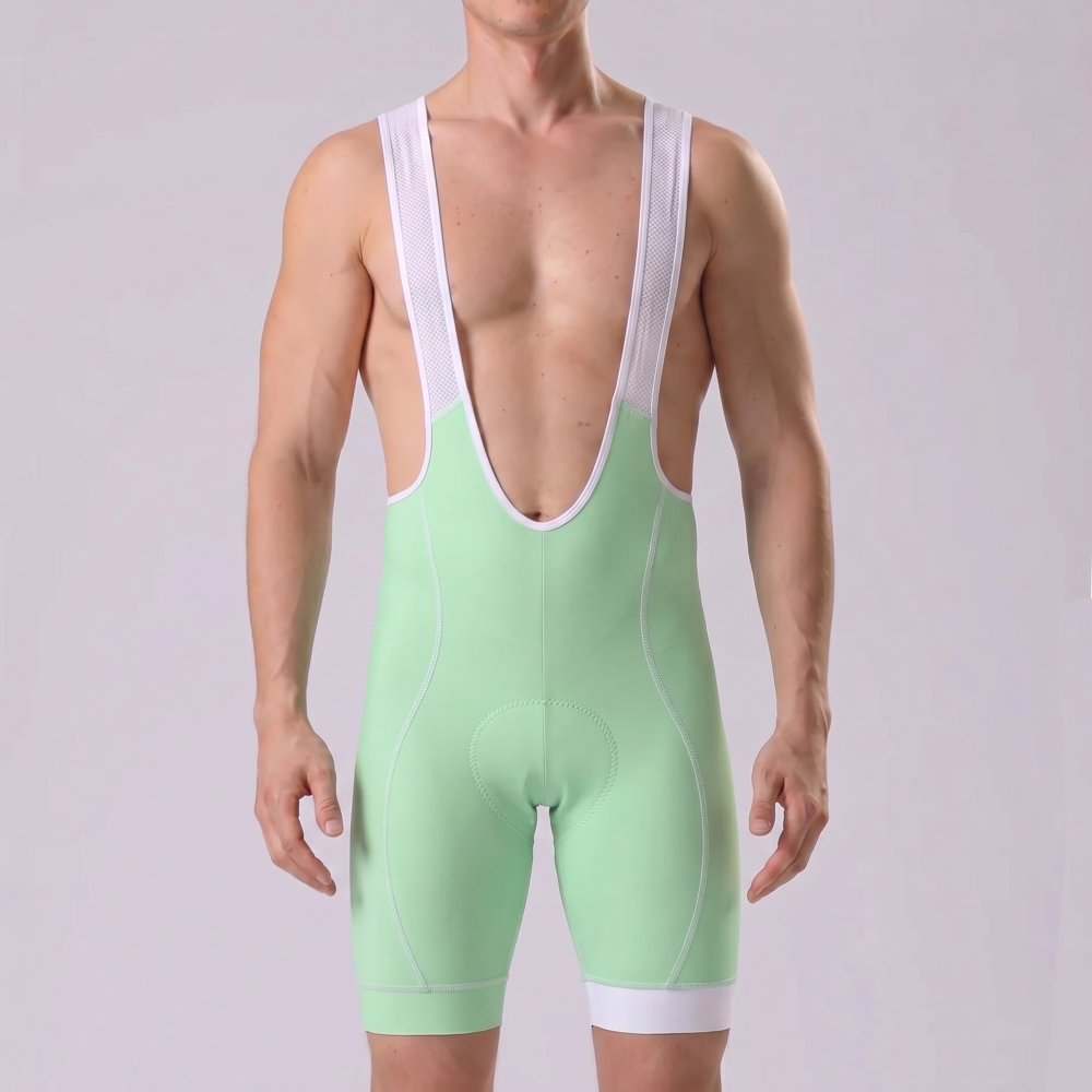 Matcha Green Bib Cycling Shorts
