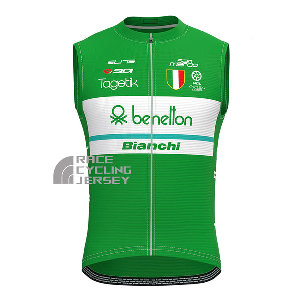 Benetton Bianchi Sleeveless Cycling Jersey