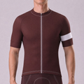Dark Coffee Color  Short Sleeves Cycling Jersey