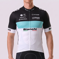 Leopard Bianchi Short Sleeves Cycling Jersey