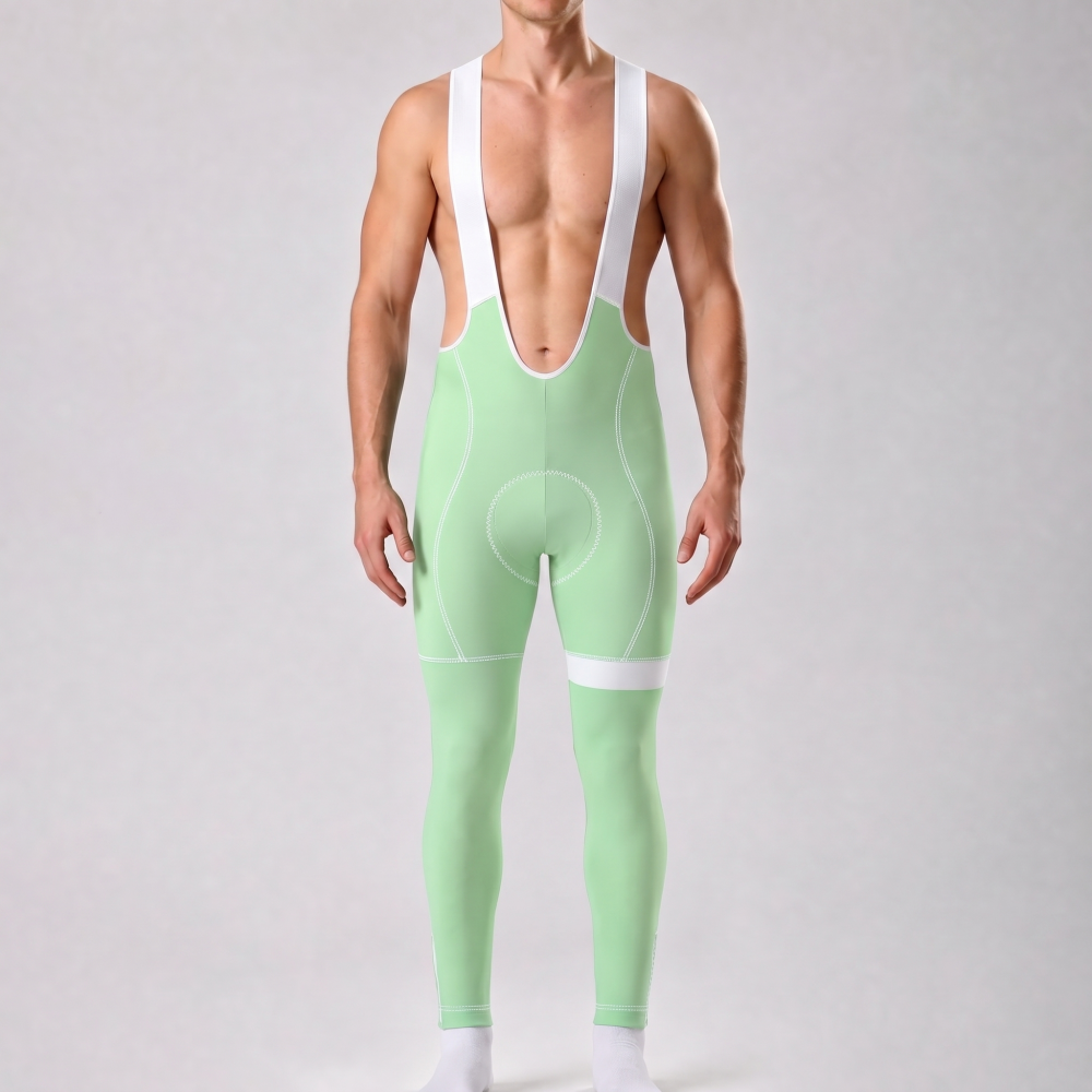 Matcha Green Bib Cycling Pants