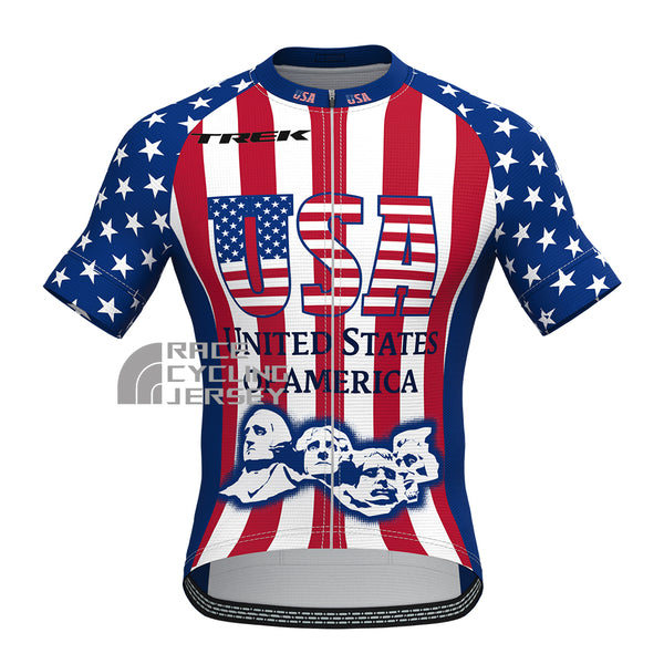UNITED STATE OF AMERICA Short Sleeves Cycling Jersey