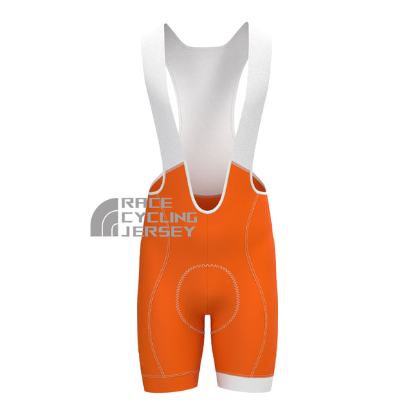 Macarons Orange Bib Cycling Shorts