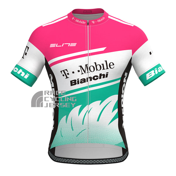 T-Mobile Bianchi Short Sleeves Cycling Jersey