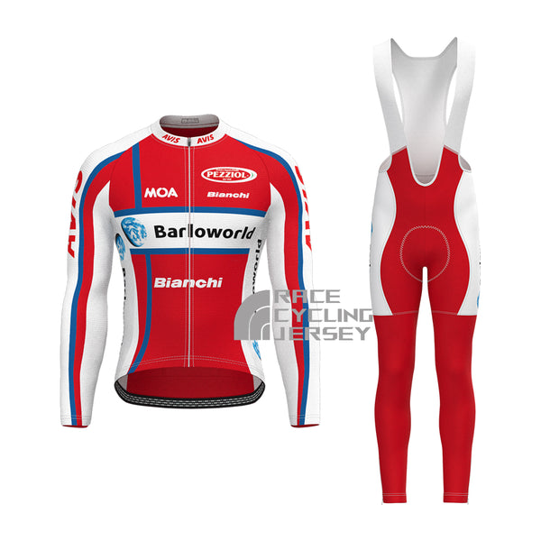 United State Red Long Sleeves Cycling Kits