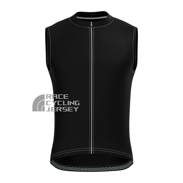Black Sleeveless Cycling Jersey