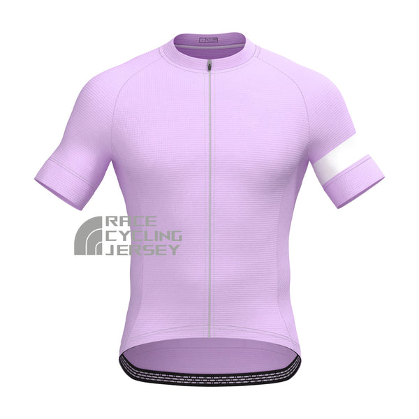 Macaron purple Short Sleeves Cycling Jersey