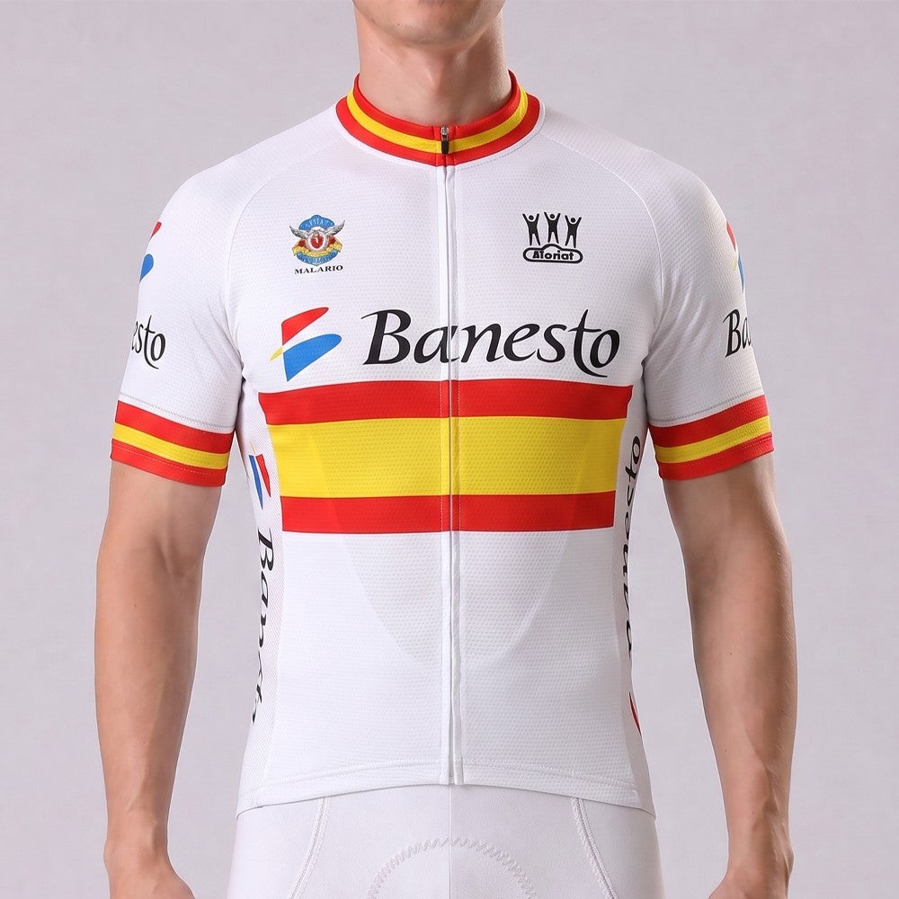 1992 Banesto Short Sleeves Cycling Jersey