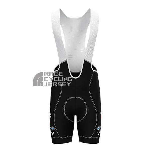 Red Bianchi Bib Cycling Shorts