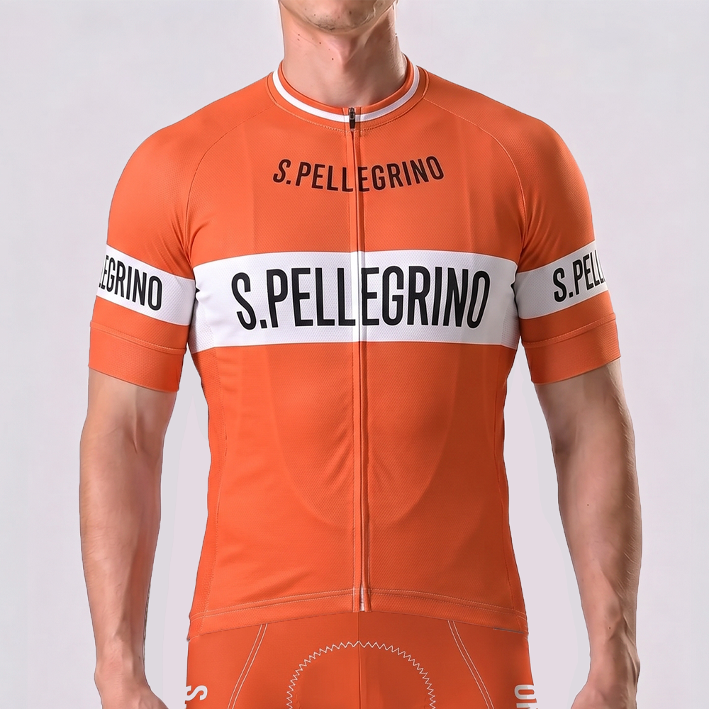 S.PELLEGRINO Short Sleeves Cycling Jersey