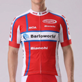 United State Red Short Sleeves Cycling Jersey