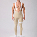 Light Khaki Bib Cycling Pants