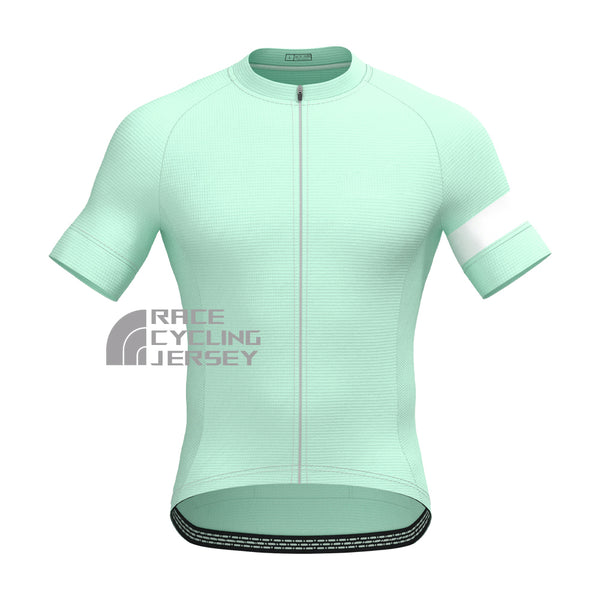 Macaron Green Short Sleeves Cycling Jersey