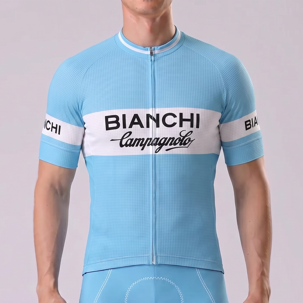 1973 Bianchi Short Sleeves Cycling Jersey