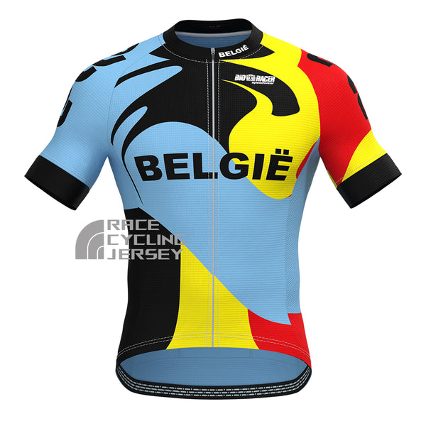 Belgium Short Sleeves Cycling Jersey