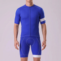 Dark Blue Short Sleeves Cycling Kits