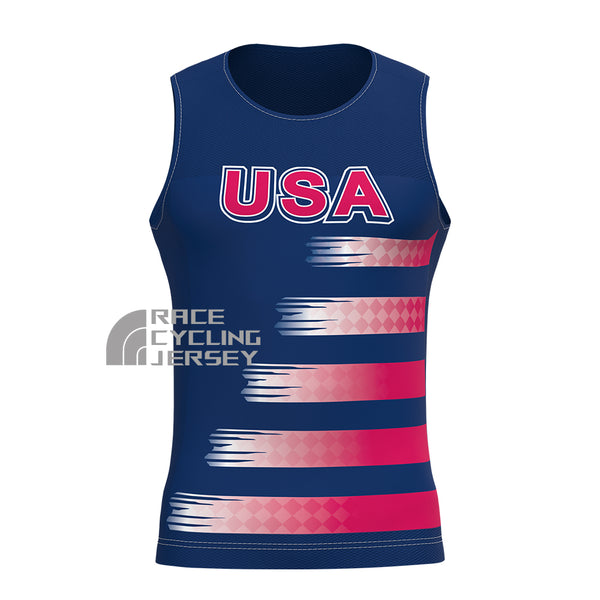 USA Stripes Cycling Vests