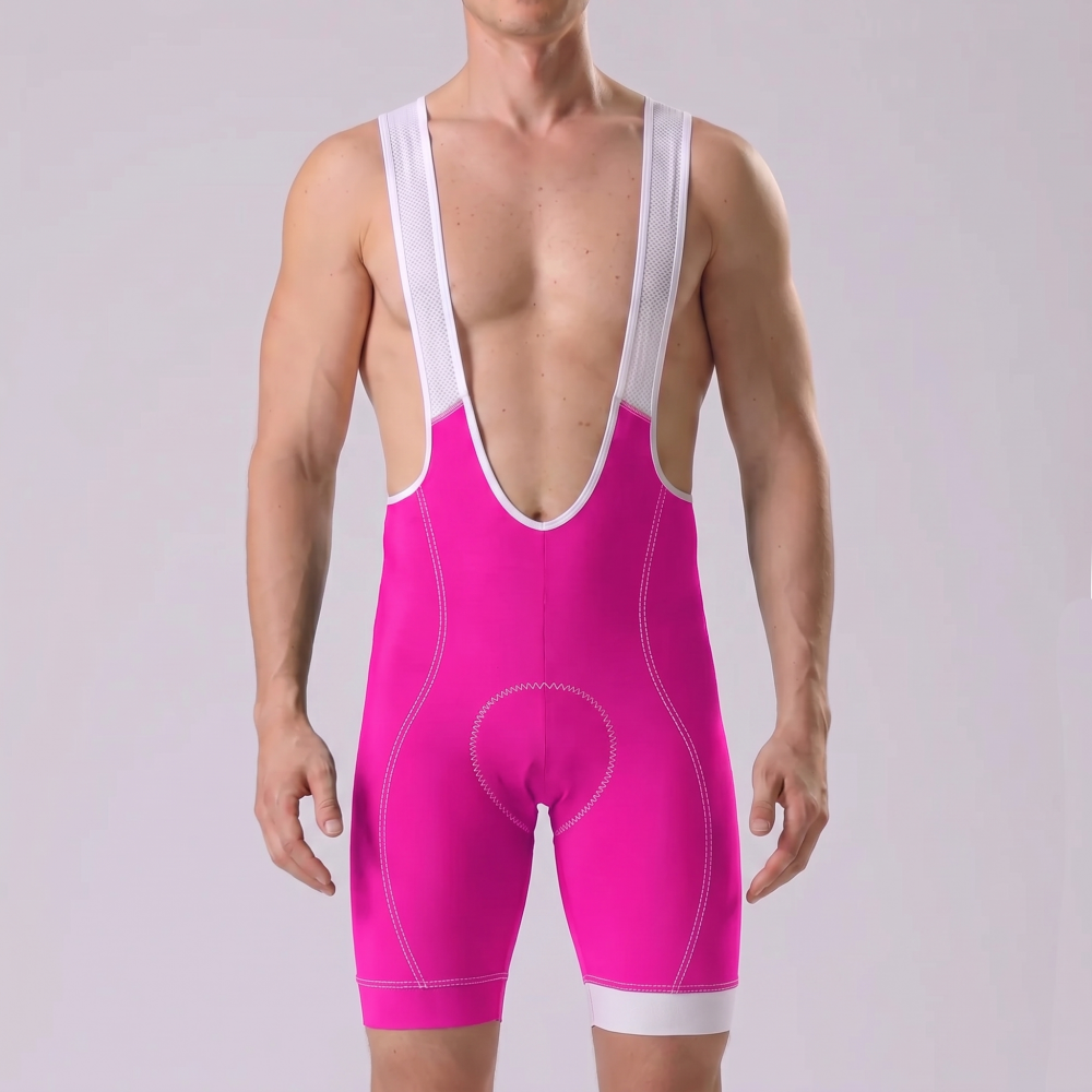 Rose Red Bib Cycling Shorts