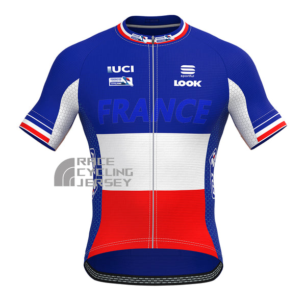 France FDJ Short Sleeves Cycling Jersey