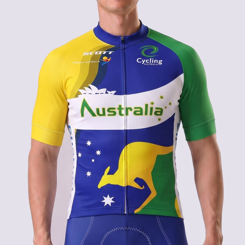 Australia Short Sleeves Cycling Jersey