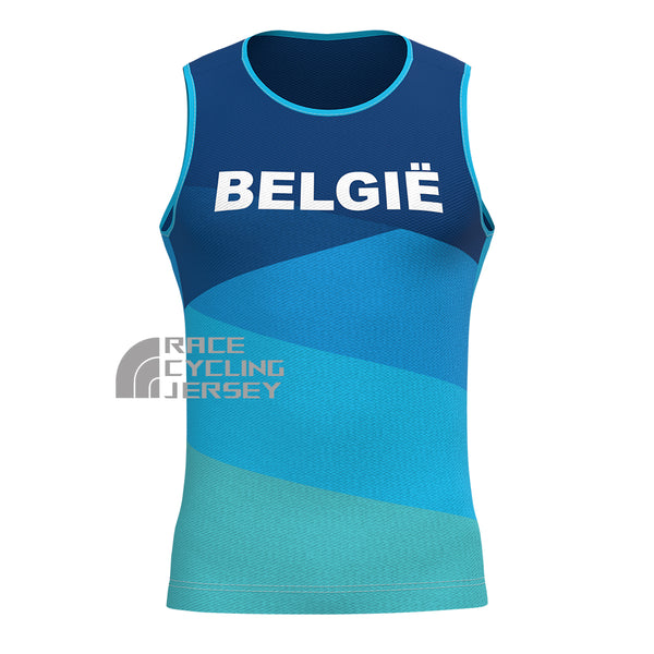 Belgium Blue Cycling Vests