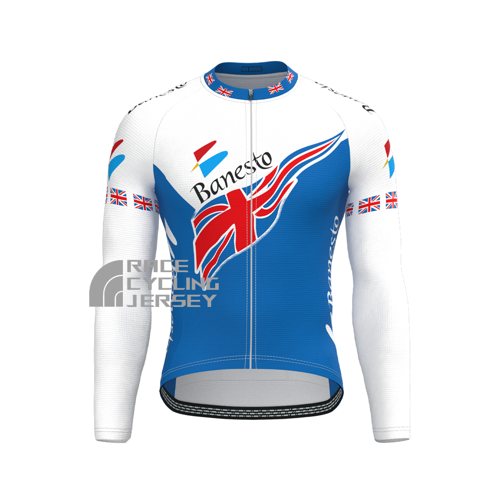 1998 Banesto Long Sleeves Cycling Kits