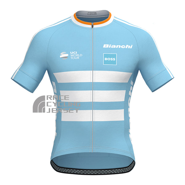 BOSS Bianchi Short Sleeves Cycling Jersey