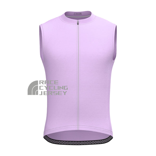 Macaron purple Sleeveless Cycling Jersey