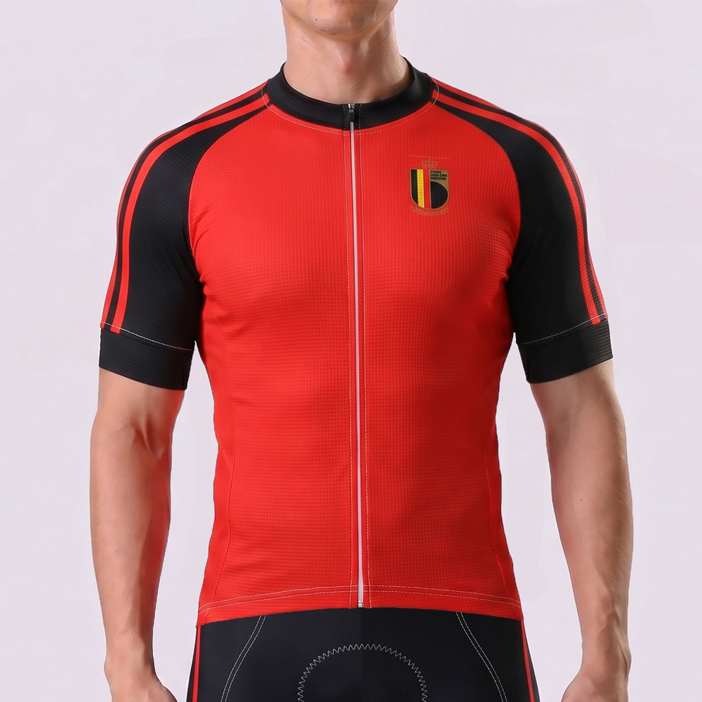 Belgium leon Short Sleeves Cycling Jersey