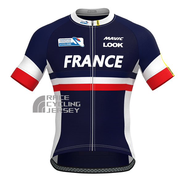 France LOOK Short Sleeves Cycling Jersey
