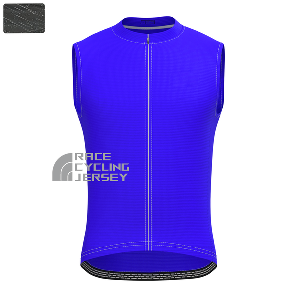 Dark Blue Windproof Sleeveless Cycling Jersey