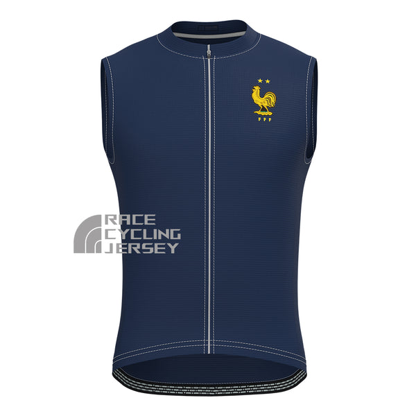 France Sleeveless Cycling Jersey