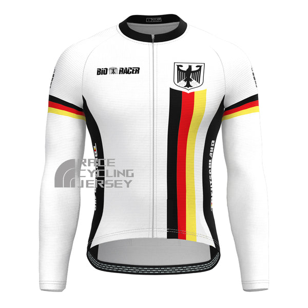 2016 Germany Long Sleeves Cycling Jersey