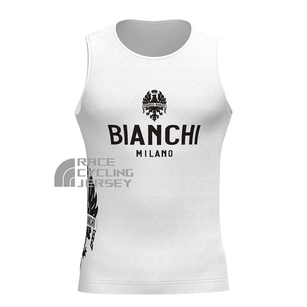 White Bianchi Cycling Vests