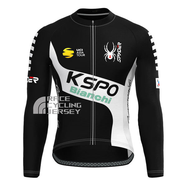 KSPO Bianchi Long Sleeves Cycling Jersey