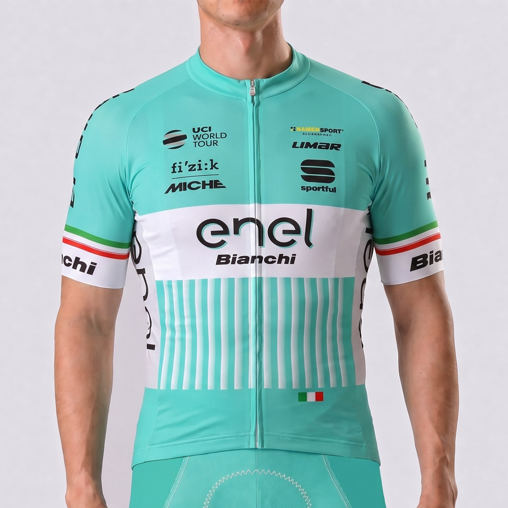 fi`zi:k Bianchi Short Sleeves Cycling Jersey