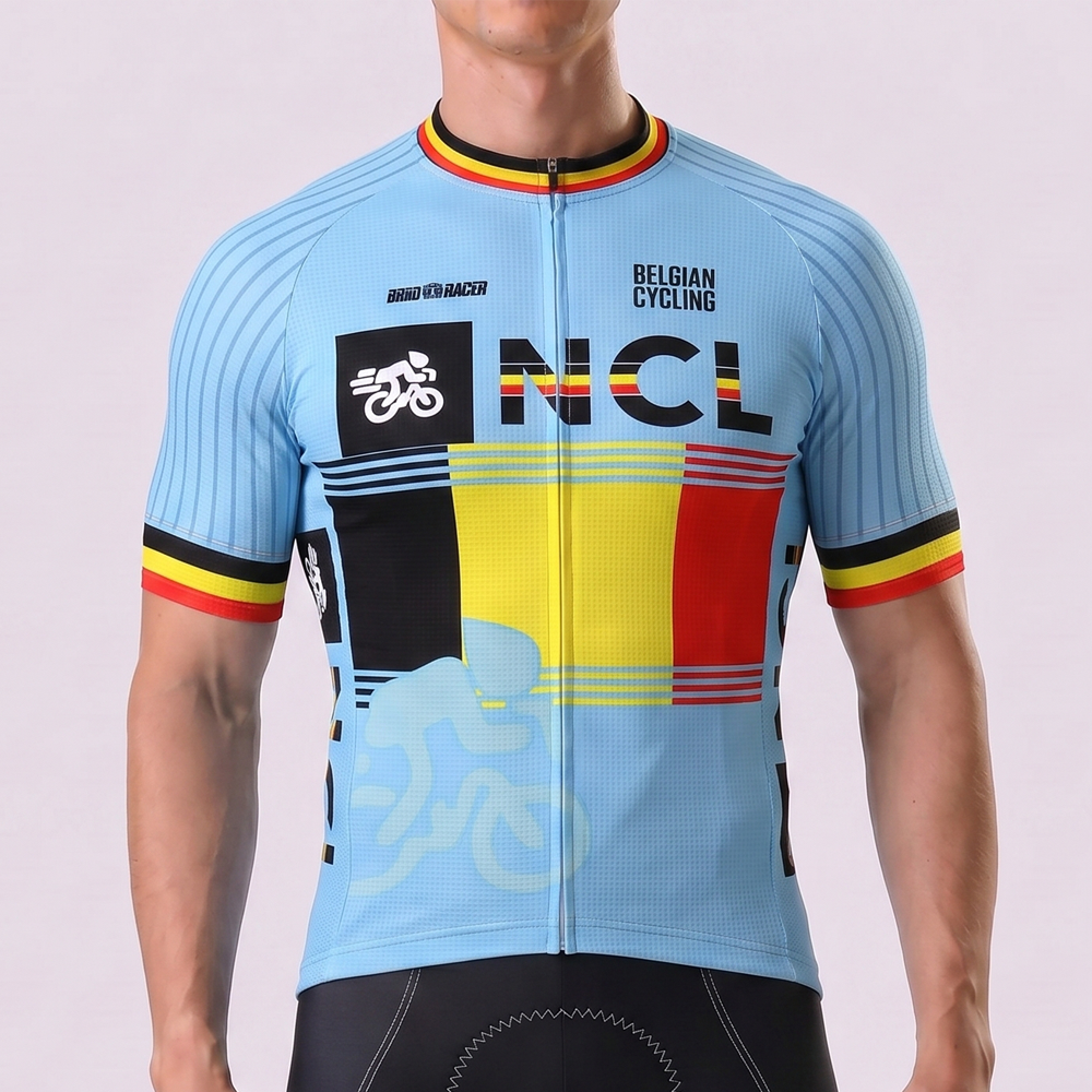 Belgium GillesVC Short Sleeves Cycling Jersey