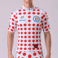 Tour de France Red dot Short Sleeves Cycling Jersey
