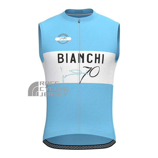 70 Bianchi Sleeveless Cycling Jersey